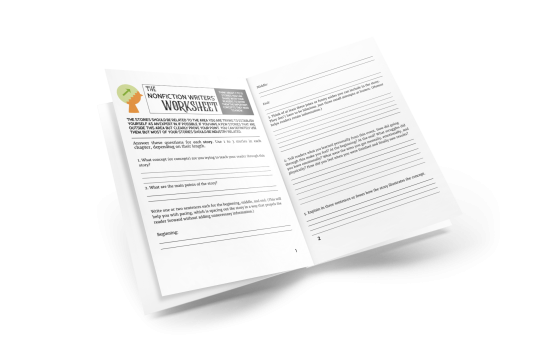 how to write nonfiction book worksheet literary symmetry